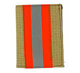 Image of Perfect Fit Firefighter Gold Matrix Badge &amp; ID Case w/ Orange Tape