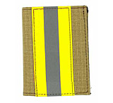 Image of Perfect Fit Firefighter Gold Matrix Badge &amp; ID Case w/ Yellow Tape