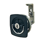Image of Perko 0931DP2BLK Flush Lock With Offset Adjustable Cam Bar