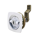 Image of Perko Flush Lock With Offset Cam Bar And Flexible Polymer Strike