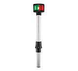 Image of Perko 1612DP2BLK Removable Bi Color Pole Light 12in