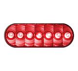 Image of Peterson Lumenx Oval Stop/Turn/Tail Light Kit With Pl3 Socket And Grommet Mount