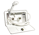 Image of Phoenix Faucets By Valterra Exterior Shower Kit Box With 59&quot; Vinyl Hose