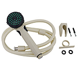 Image of Phoenix Faucets By Valterra Single Function Handheld Shower Kit With Trickle Shut Off 60&quot; Vinyl Biscuit