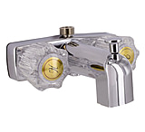 Image of Phoenix Faucets By Valterra Two-Handle 4&quot; Tub/Shower Diverter Faucet With D-Spud - Chrome
