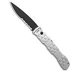 Image of Piranha Knives Piranha 21 Tactical Automatic Knife Silver 3.375 Serr P-21STS A13AAA1D