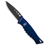 Image of Piranha Knives Piranha Amazon Automatic Knife Blue Tactical 3.45 Black AE38CE0B