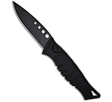 Image of Piranha Knives Piranha Amazon Tactical Black Automatic Knife 3.45 Black Plain CC72B144
