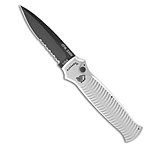 Image of Piranha Knives Piranha Bodyguard Automatic Knife Silver Tactical 3.3 Black Serr C0427309