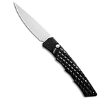Image of Piranha Knives Piranha Crossfire Automatic Knife Black Aluminum 3.1 Mirror P-23BK 41F59B08