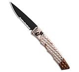 Image of Piranha Knives Piranha Crossfire Automatic Knife Camo Aluminum 3.1 Black Serr P-23CTS CE5C7E5F