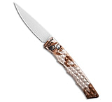 Image of Piranha Knives Piranha Crossfire Automatic Knife Camo Aluminum 3.1 Mirror P-23C 73E13167