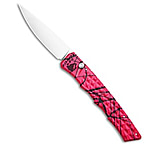 Image of Piranha Knives Piranha Crossfire Automatic Knife Pink Aluminum 3.1 Mirror P-23PK 839C9BAA