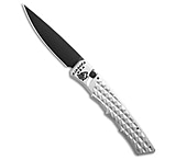 Image of Piranha Knives Piranha Crossfire Automatic Knife Silver Aluminum 3.1 Black P-23ST 55B0D636