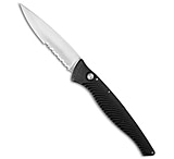 Image of Piranha Knives Piranha DNA Automatic Knife Black 3.25 Mirror Serr 7CA9A1C4