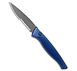 Image of Piranha Knives Piranha DNA Automatic Knife Blue Marble Tactical 3.25 Black Serr 2EEAE94E