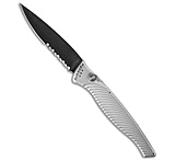 Image of Piranha Knives Piranha DNA Automatic Knife Silver Tactical 3.25 Black Serr DAA16AE0