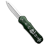 Image of Piranha Knives Piranha Excalibur D/A OTF Automatic Knife Green Aluminum 3.2 SW Serrated BB1337A7