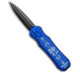 Image of Piranha Knives Piranha Excalibur OTF Knife Double Action Automatic Blue3.2 Black Plain*DISC* 8165B76B