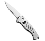 Image of Piranha Knives Piranha Fingerling Automatic Knife Silver 2.5 Mirror Serr 2F937032