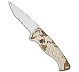 Image of Piranha Knives Piranha Fingerling Desert Camo Automatic Knife 2.5 Mirror Serr D1D0D5F1