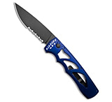 Image of Piranha Knives Piranha MagnaRaptor Automatic Knife Blue Aluminum 3.4 Black Serrated BD4C5769