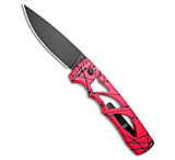 Image of Piranha Knives Piranha MagnaRaptor Automatic Knife Pink Aluminum 3.4 Black DA595C39