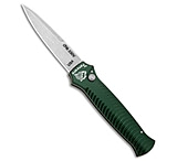 Image of Piranha Knives Piranha Mini-Guard Automatic Knife Green Aluminum 2.9 Stonewash Plain 992A044F