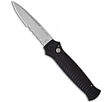 Image of Piranha Knives Piranha Mini-Guard Black Automatic Knife 2.9 Stonewash Serr CA57244E