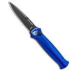 Image of Piranha Knives Piranha Mini-Guard Blue Tactical Automatic Knife 2.9 Black Plain 5D1904D5