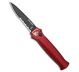 Image of Piranha Knives Piranha Mini-Guard Red Tactical Automatic Knife 2.9 Black Serr 242056B6