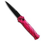 Image of Piranha Knives Piranha Mini-Guard Tactical Automatic Knife Hot Pink 2.9 Black BC805ACC