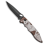 Image of Piranha Knives Piranha Mini Predator Desert Camo Tactical Automatic Knife 3.5 Black Plain AF07F6D3