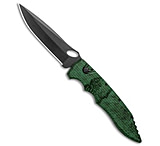 Image of Piranha Knives Piranha Mini Predator Green/Black Tactical Automatic Knife 3.5 Black 8451769B