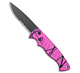Image of Piranha Knives Piranha Pocket Automatic Knife Hot Pink 3.2 Black Serr 51FDA83B