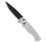Image of Piranha Knives Piranha Pocket Automatic Knife Silver Tactical 3.2 Black F35269E0