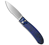 Image of Piranha Knives Piranha Toxin Automatic Knife Blue 3.75 Mirror Serr 208F4EBC