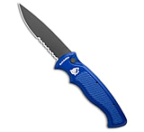 Image of Piranha Knives Piranha Velocity Automatic Knife Blue Aluminum 3.1 Black Serr 3CB11FEF