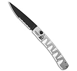 Image of Piranha Knives Piranha Virus Automatic Knife Silver Tactical 3.25 Black Serr C6C9C23F