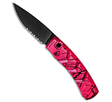 Image of Piranha Knives Piranha X Automatic Knife Pink Tactical 3.3 Black Serr 7182F584