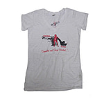 Image of Pistols and Pumps Deep V-Neck Burnout T-Shirt