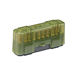 Plano 20 Count Rifle Ammo Case w/ Slip Cover Design, O.D. Green/Transparent Green, PMC122820