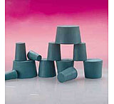 Image of Plasticoid Green Neoprene Stoppers, Solid 4--M350, Pack