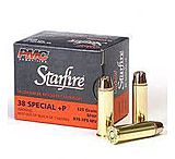 PMC Ammunition Starfire .38 SPL+P 125 Grain SFHP Brass Cased Pistol Ammunition