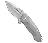Image of PMP Knives Berserker Frame Lock Flipper Knife Ti 3.5 Stonewash BBCA60F9