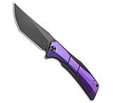 Image of Poikilo Blade Anolis Frame Lock Knife Purple Crystal Ti 3.7 Pearlescent SW 0EC3F226