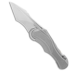 Image of Poikilo Blade Carmen Press Lock Knife SW Titanium 3.4 Stonewash 9AC8B1B0