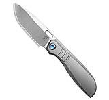 Image of Poikilo Blade Gecko WS2 Frame Lock Knife Lined Titanium 3.25 Satin 1D688CC8