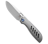 Image of Poikilo Blade Gecko WS5 Frame Lock Knife Titanium 3.25 Satin A0D5C3F0