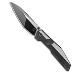 Image of Poikilo Blade Komodo Frame Lock Knife Brushed DLC Ti 3.7 Dark Mirrored SW D202EBF4